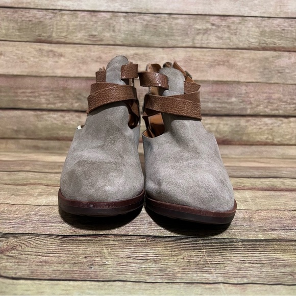 Kork-Ease Grey Suede Stina Ankle Boots - Picture 3 of 8